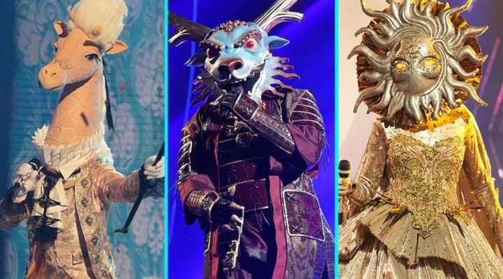 giraffe dragon and sun from the masked singer season 4